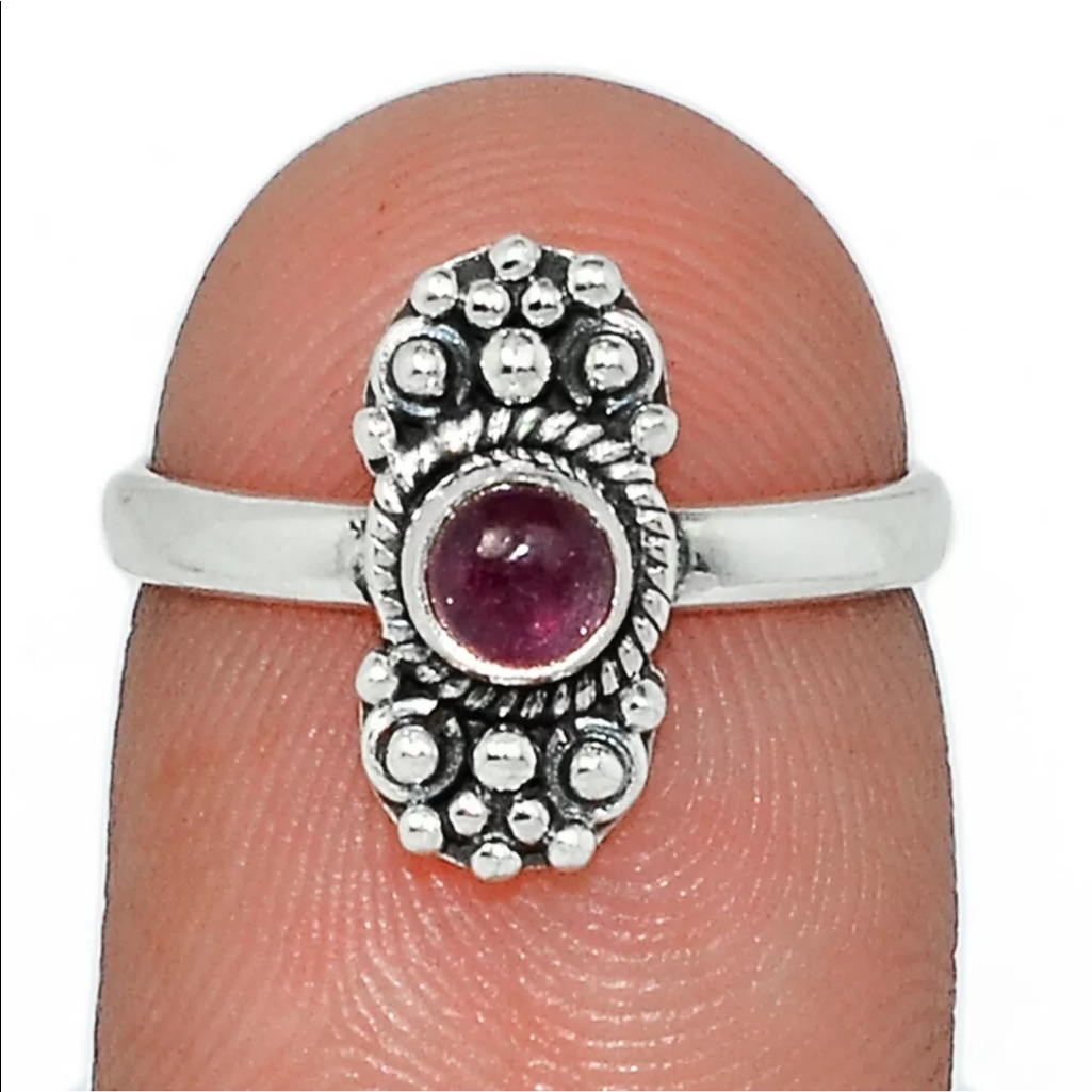 Boutique Pink Tourmaline 925 Silver Ring Size 575 39$